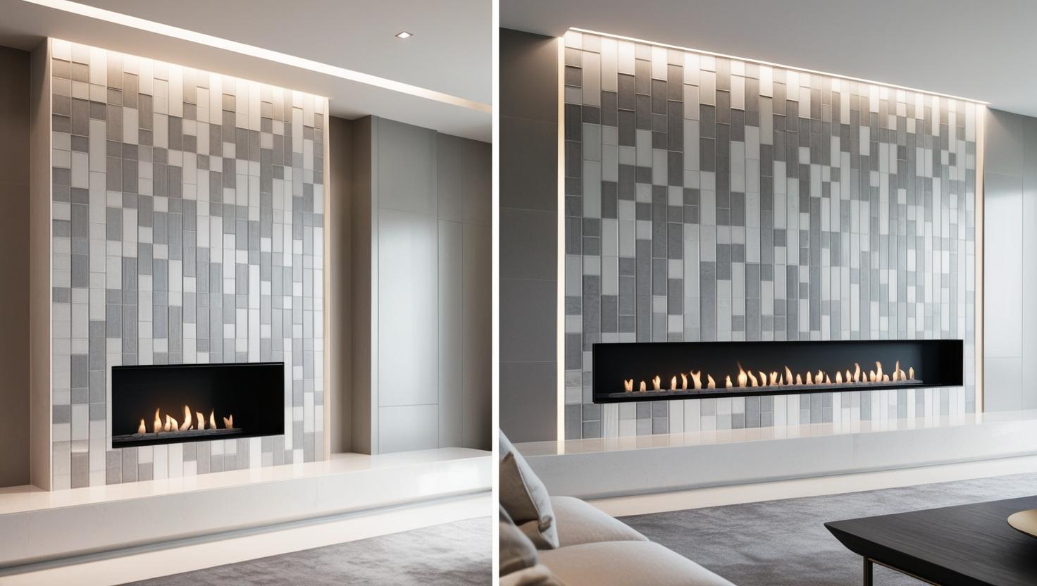Feature Wall Tile Installation